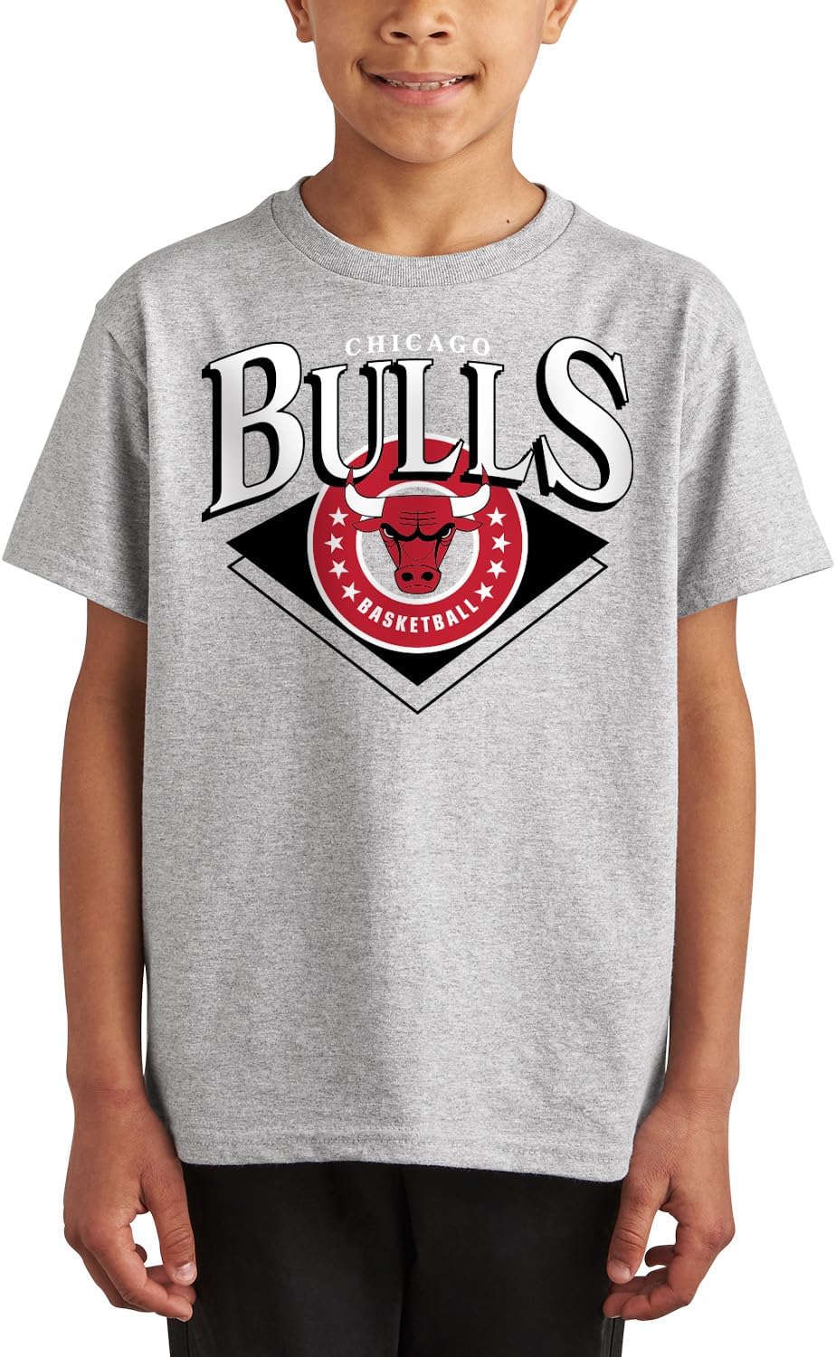 Junk Food Unisex Kid's Standard NBA-Court Classic-Officially Licensed Youth Short Sleeve Fan Tee for Boys and Girls - Image 6