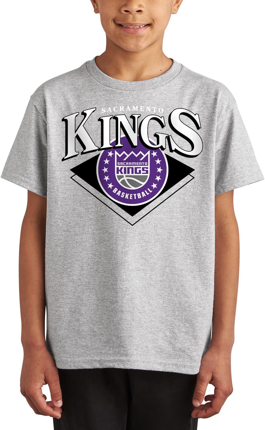 Junk Food Unisex Kid's Standard NBA-Court Classic-Officially Licensed Youth Short Sleeve Fan Tee for Boys and Girls - Image 5