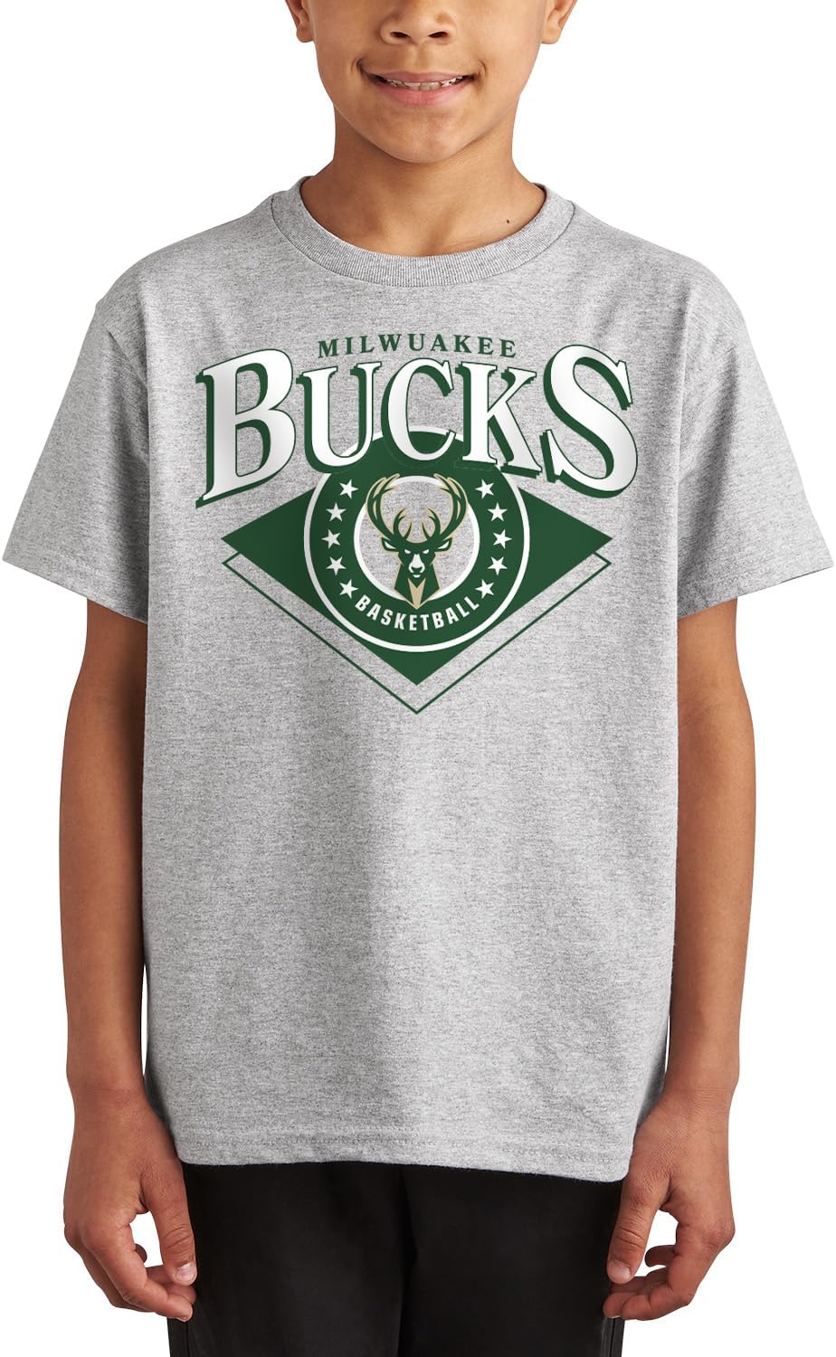 Junk Food Unisex Kid's Standard NBA-Court Classic-Officially Licensed Youth Short Sleeve Fan Tee for Boys and Girls - Image 8