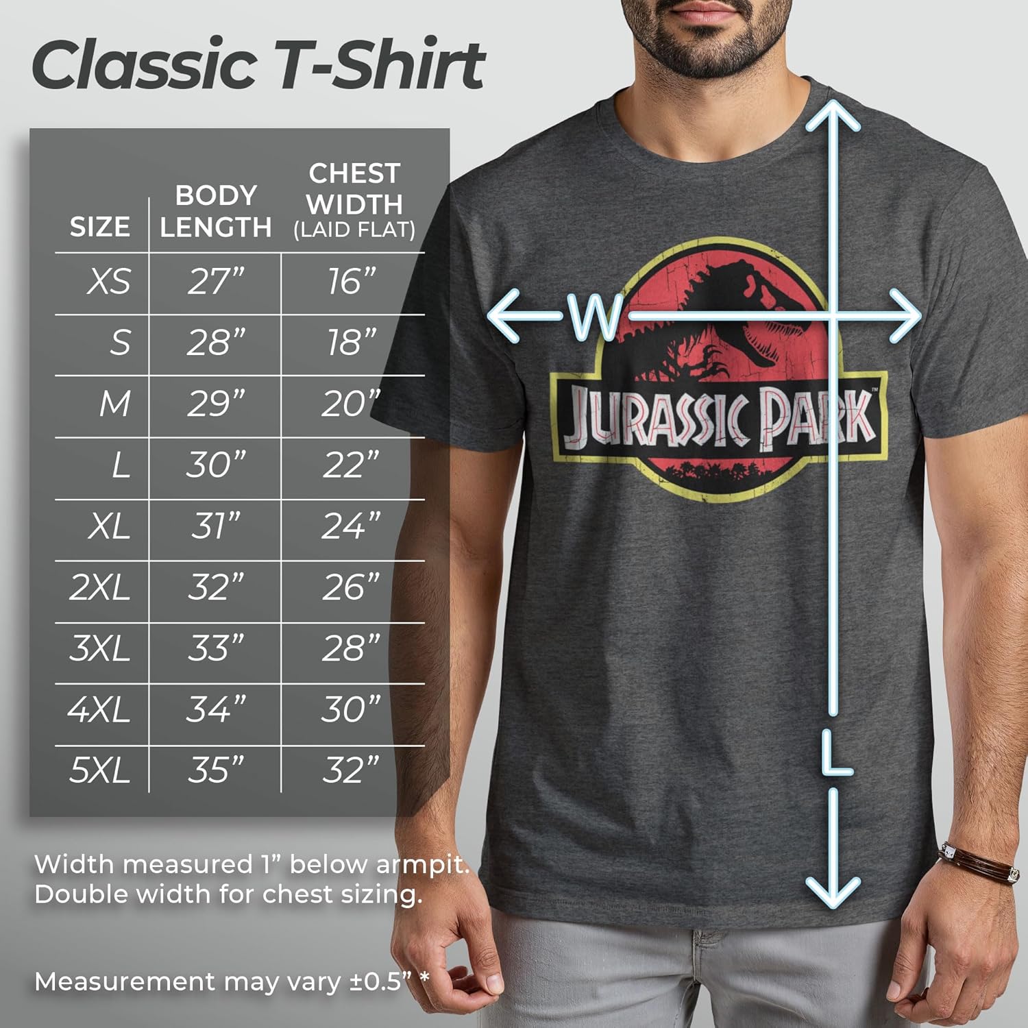 Jurassic Park Men's Classic Movie Logo - Image 5