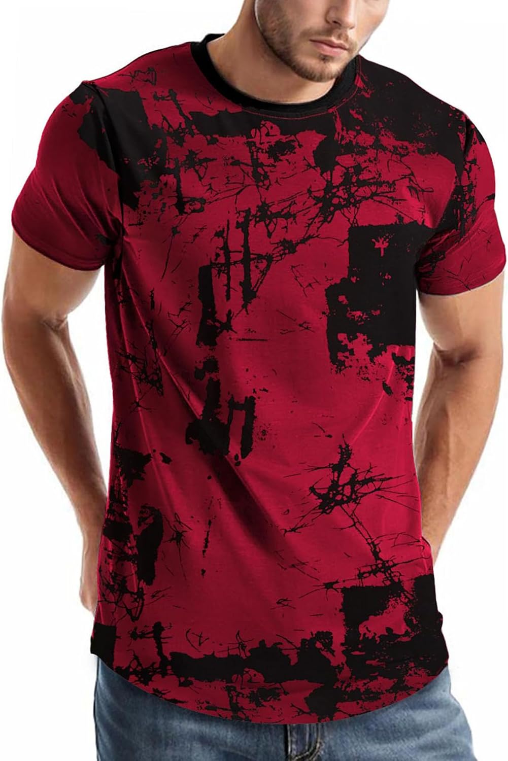 Keasmto 3D Print Cool T Shirts Graphic Design Casual Summer Short Sleeve Fashion Tees Shirt for Men Women - Image 12