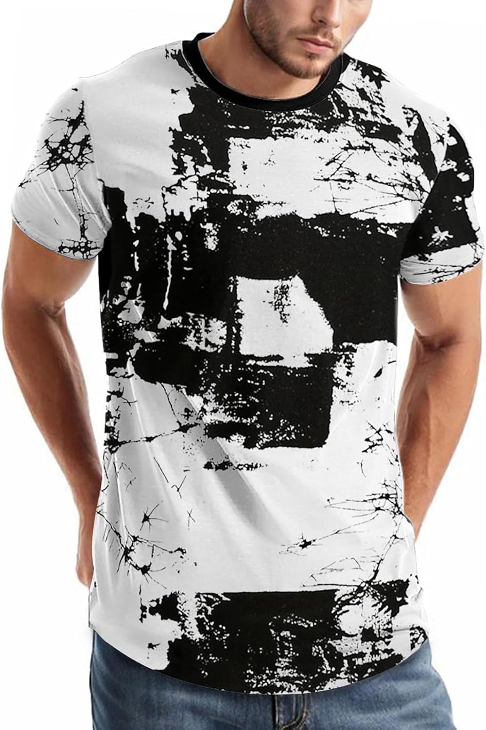 Keasmto 3D Print Cool T Shirts Graphic Design Casual Summer Short Sleeve Fashion Tees Shirt for Men Women - Image 7