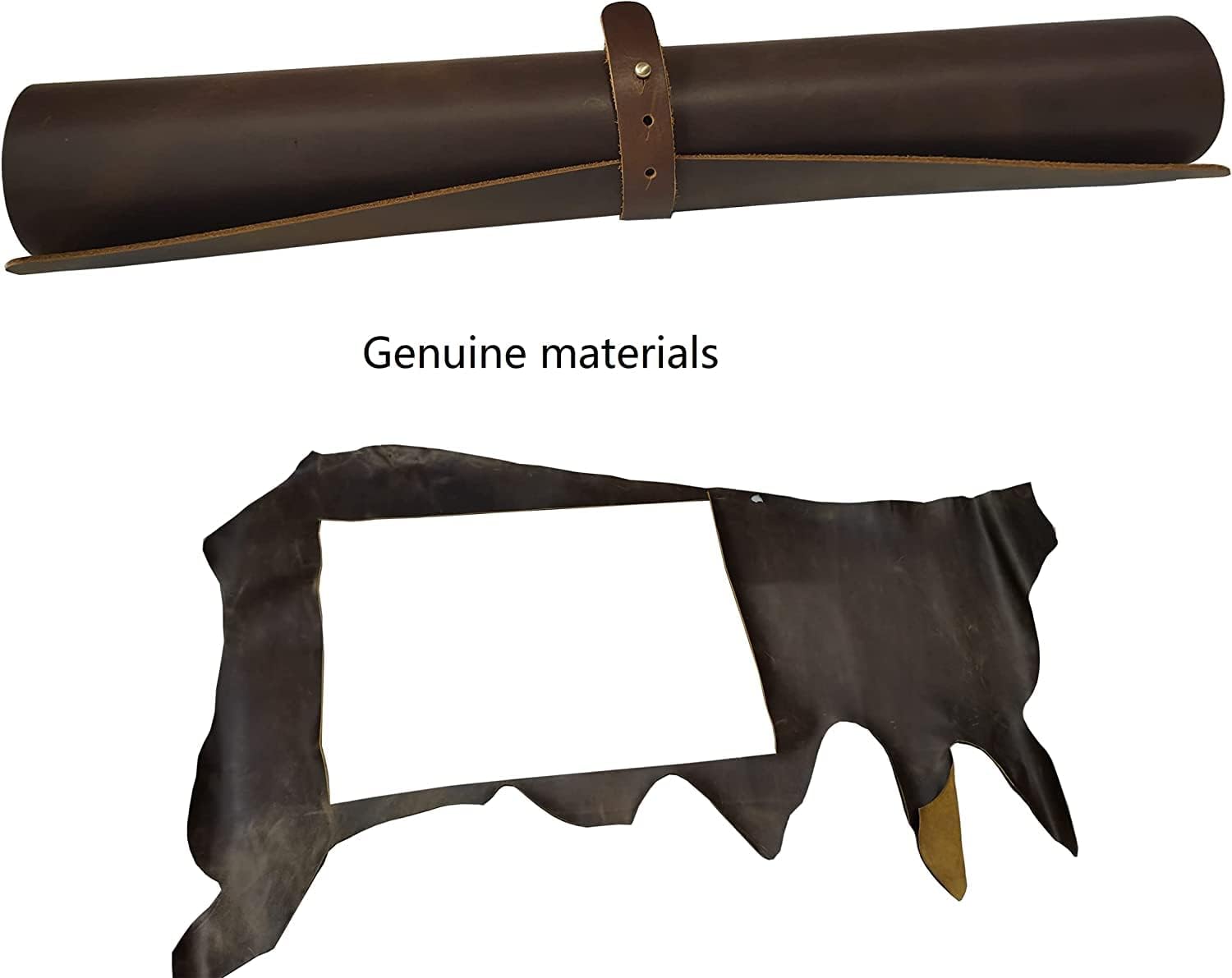 Lea Haris Leather Mat Desk Pad & Blotter Protector, Flat, Non Slip, 36 X 20 Inches, Dark Brown, Ideal for Office and Home (36 X 20 Inch, Brown) - Image 4