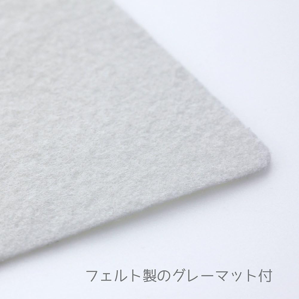 Lion No. 166-FRK Desk Mat, 62.0 x 23.2 inches (1590 x 590 mm), Gray Felt Included - Image 6