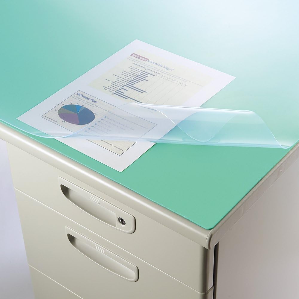 Lion Office Supplies No.166-PRK Desk Mat, 62.0 x 23.2 inches (1590 x 590 mm), Green Mat Included - Image 3