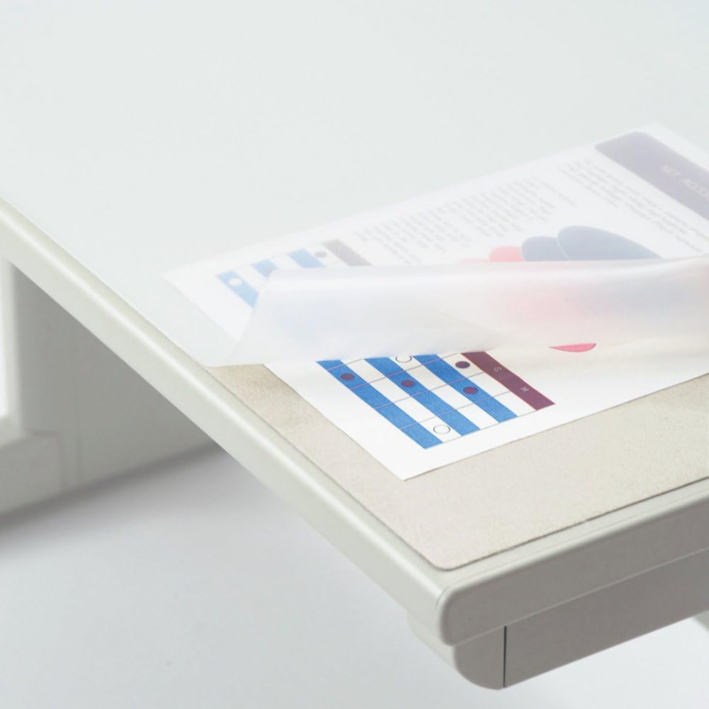 Lion Office Supplies No.167-FR Desk Mat, 62.0 x 27.2 inches (1590 x 690 mm), Gray Felt Included - Image 3