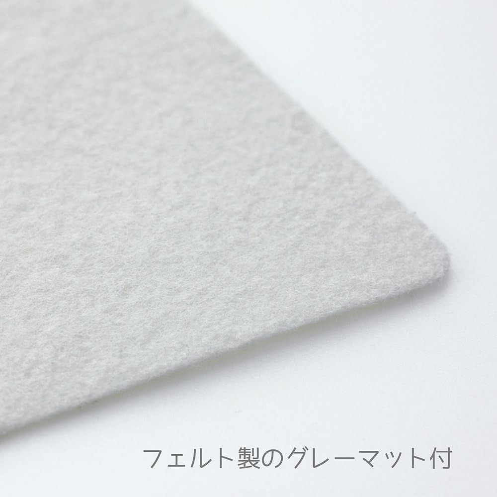 Lion Office Supplies No.167-FR Desk Mat, 62.0 x 27.2 inches (1590 x 690 mm), Gray Felt Included - Image 5