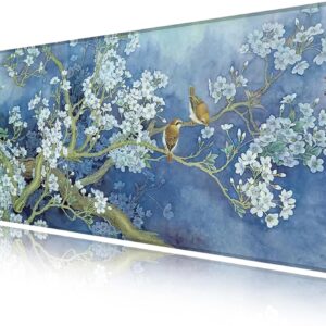 LL-COEUR Extended Non-Slip Mousepad Large Gaming Mouse Mat Long Table Desk Pad 1200 x 600 x 3 mm (Apricot)