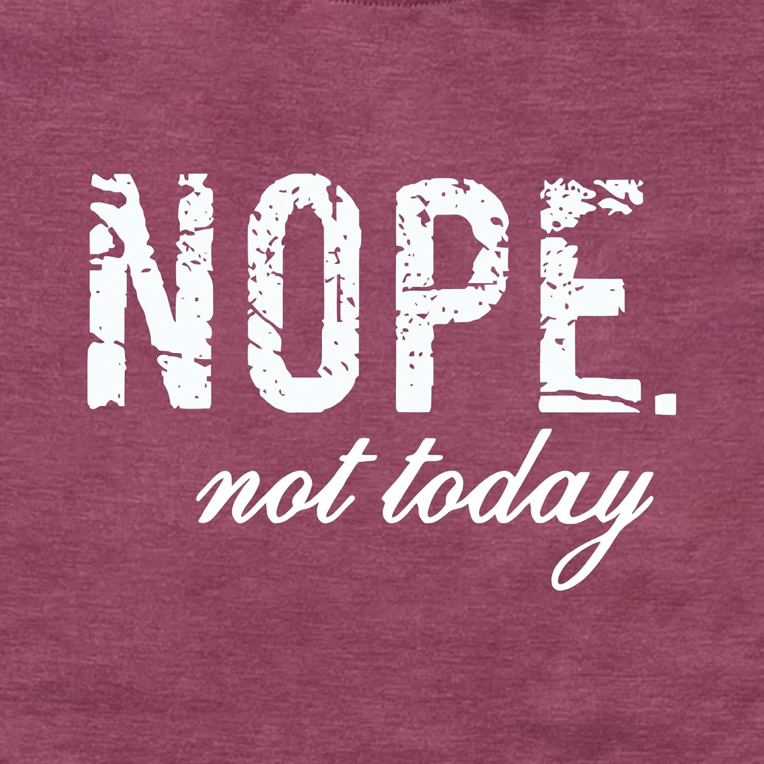 LOOKFACE Women Cute Tops Nope Summer Graphic Tees - Image 3