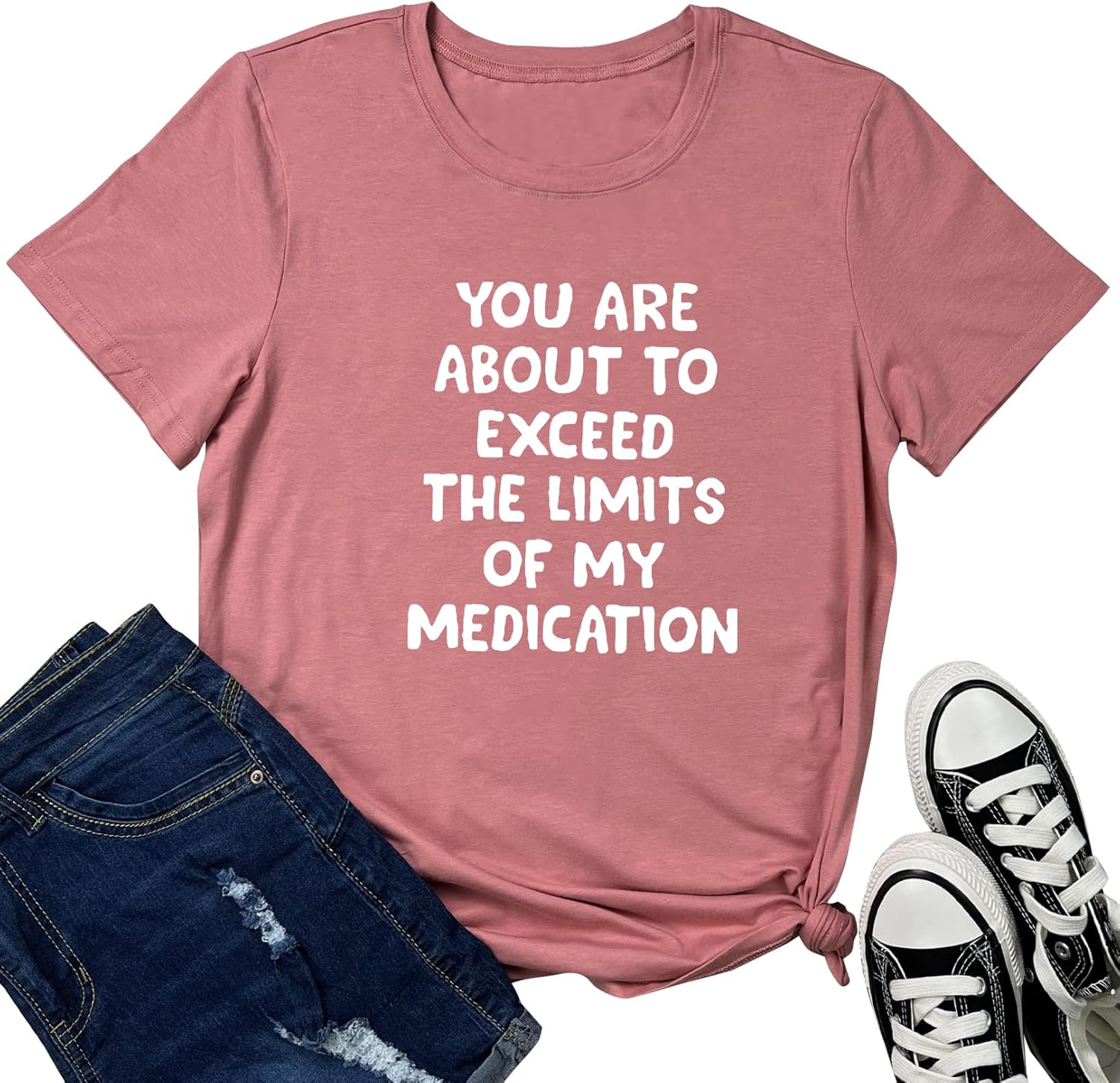 LOOKFACE Women's Graphic Tees You are About Tees