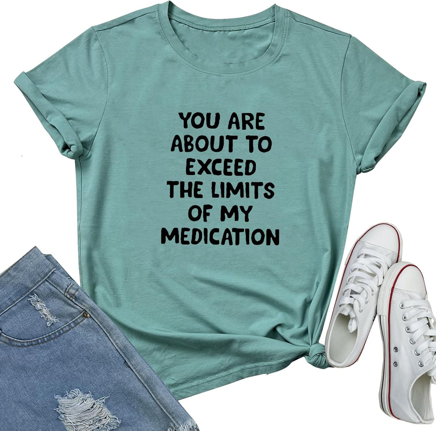 LOOKFACE Women's Graphic Tees You are About Tees - Image 9