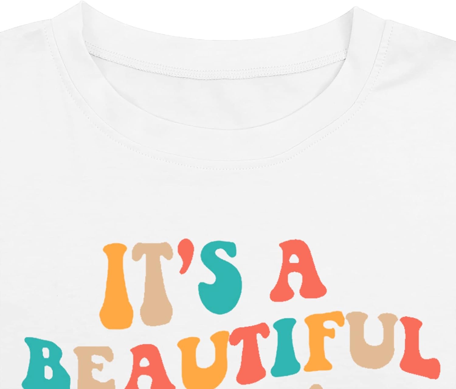 MAIHUN Women Teacher Life Shirt Teacher Gift Short Sleeve Shirts It s a Beautiful Day for Learning - Image 3