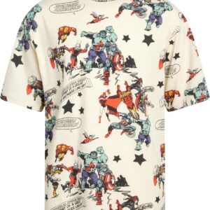 Marvel Avengers Boys Tshirts - Iron Man Captain America Hulk Thor Spiderman Shirt Short Sleeve Graphic Tees (Sizes 2T-18)