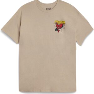 Marvel Mens Graphic T-Shirts - Avengers Spiderman Captain America Short Sleeve Crewneck Graphic Tee Shirt for Men (S-XL)