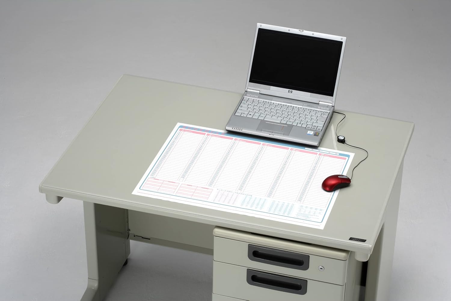 MIWAX PRH-2S Desk Mat, 57.1 x 28.3 inches (1450 x 720 mm), Optical Mouse Compatible & Non-Transfer Single Type - Image 7