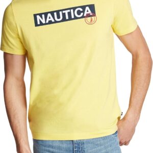 Nautica Men's Short Sleeve 100% Cotton Nautical Series Graphic Tee