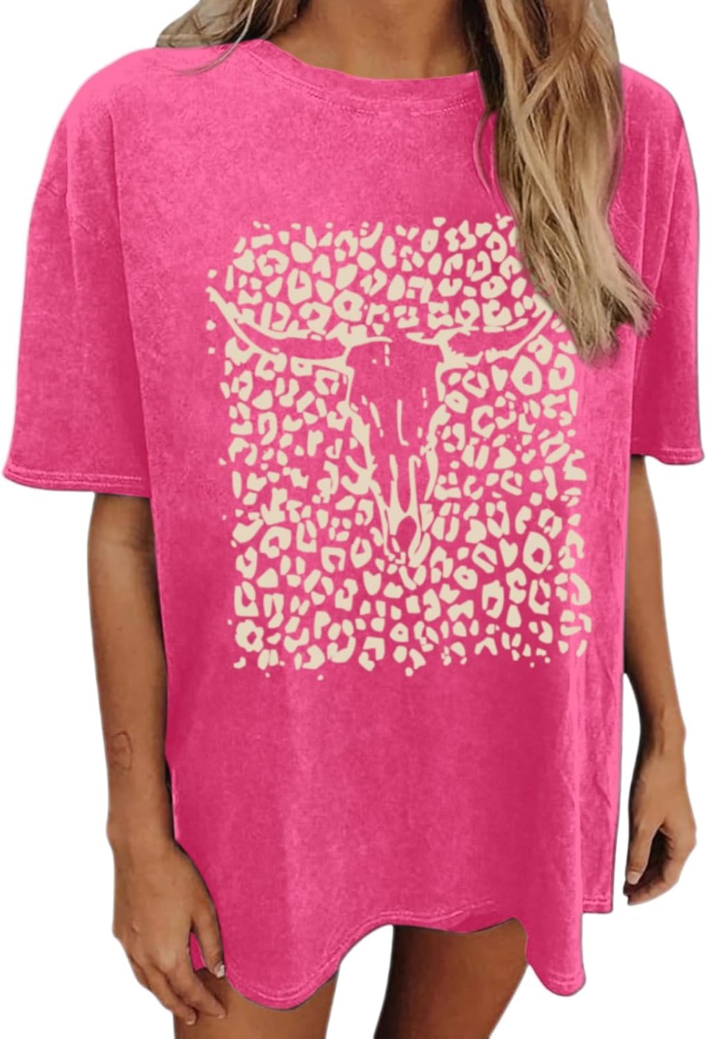 Oversized Wild West Cowboys T-Shirt for Women Vintage Country Music Tee Western Rodeo Graphic Tee Short Sleeve Loose Top - Image 14