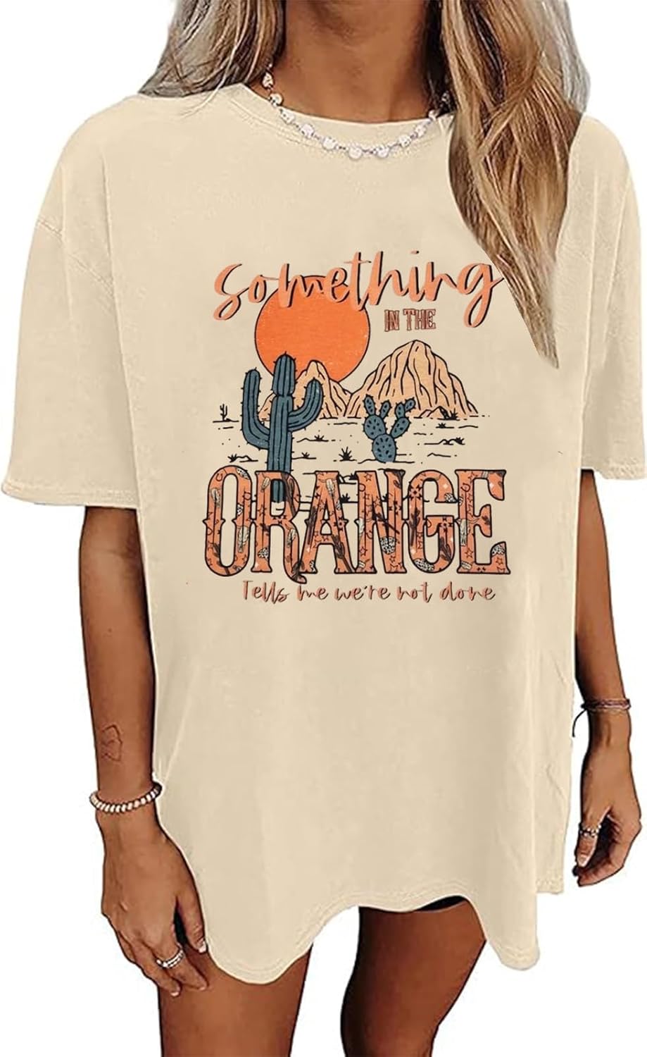 Oversized Wild West Cowboys T-Shirt for Women Vintage Country Music Tee Western Rodeo Graphic Tee Short Sleeve Loose Top - Image 11