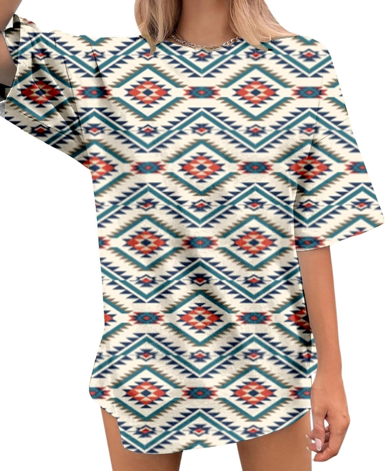 Oversized Wild West Cowboys T-Shirt for Women Vintage Country Music Tee Western Rodeo Graphic Tee Short Sleeve Loose Top - Image 30