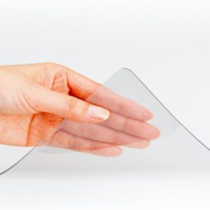 Plus 41-351 Desk Mat, Compatible with Mouse, Single Sided, Non-Transfering, Glossy, Thick, 54.3 x 27.2 inches (1390 x 690 mm)