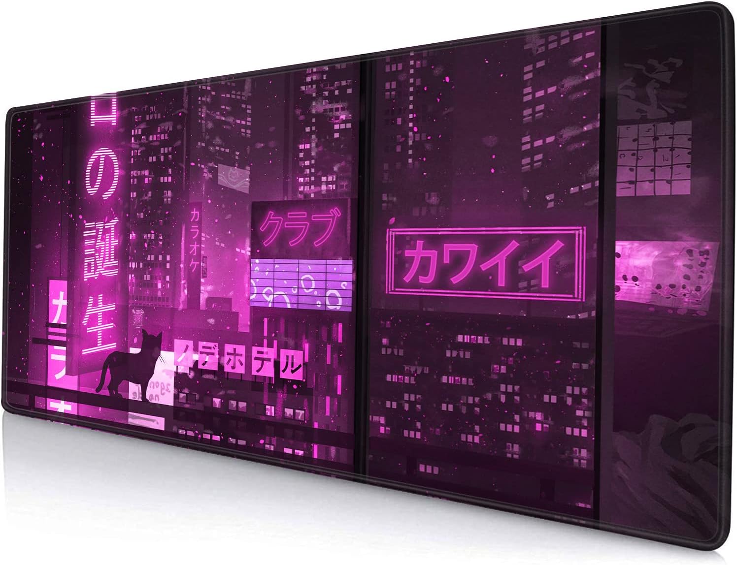 SANWUMIAN Large Gaming Mouse Pad with Stitched Edges, Galaxy Desk Mat, Extended XL Keyboard Pad, Non-Slip Rubber Base Desk Pad for Keyboard and Mouse, 31.5X11.8 inch - Image 15