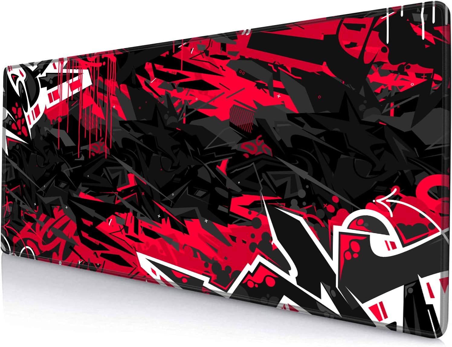 SANWUMIAN Large Gaming Mouse Pad with Stitched Edges, Galaxy Desk Mat, Extended XL Keyboard Pad, Non-Slip Rubber Base Desk Pad for Keyboard and Mouse, 31.5X11.8 inch - Image 18