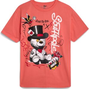 Southpole Mens Graphic T-Shirts - Stylish Cotton Blend Pullover Short Sleeve Crewneck Streetwear Graphic Tee for Men (S-XXL)