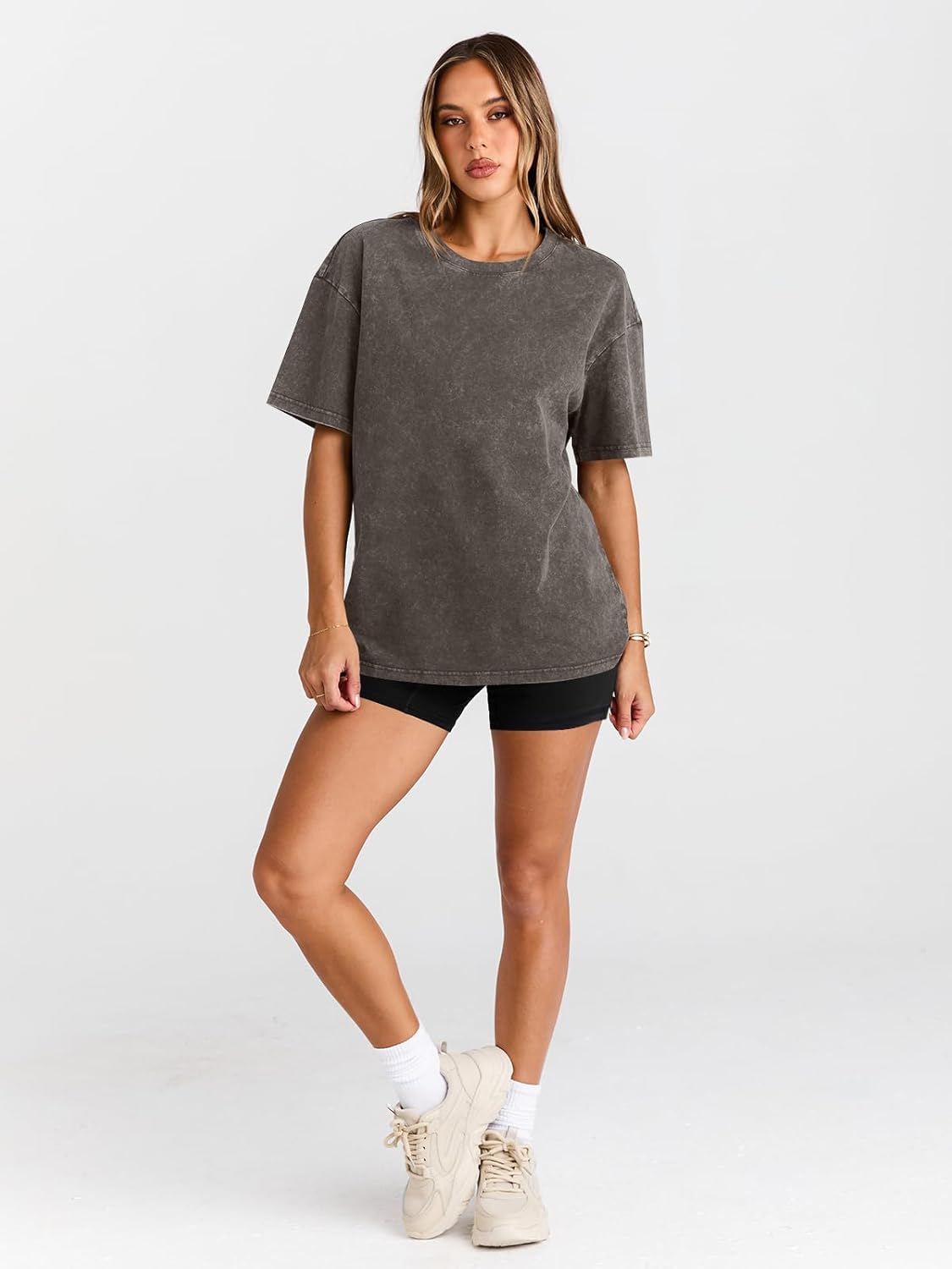 Trendy Queen Oversized Vintage T Shirts for Women Graphic Summer Top 2025 Y2k Short Sleeve Basic Cute Grunge Clothes - Image 5