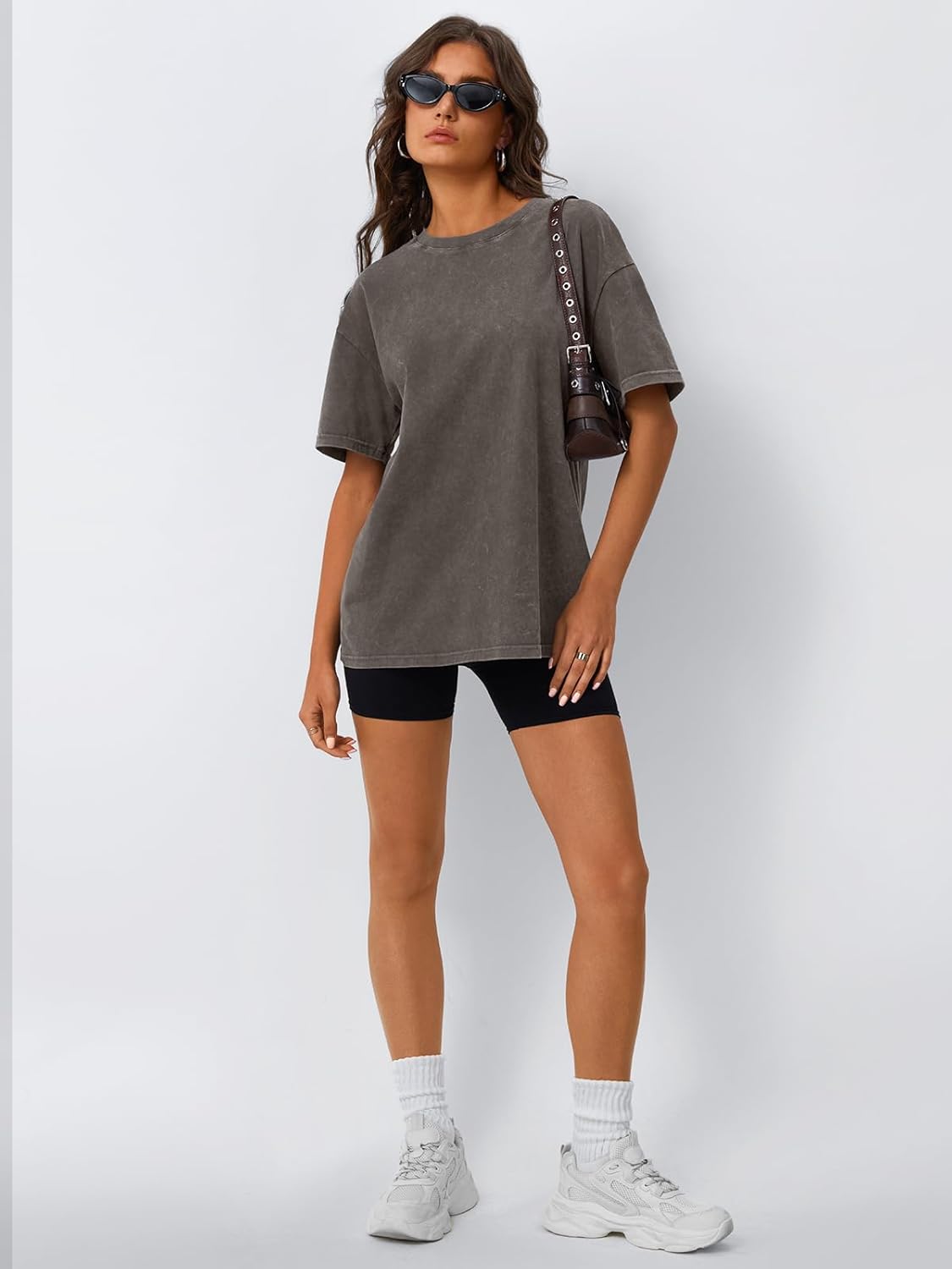 Trendy Queen Oversized Vintage T Shirts for Women Graphic Summer Top 2025 Y2k Short Sleeve Basic Cute Grunge Clothes - Image 6