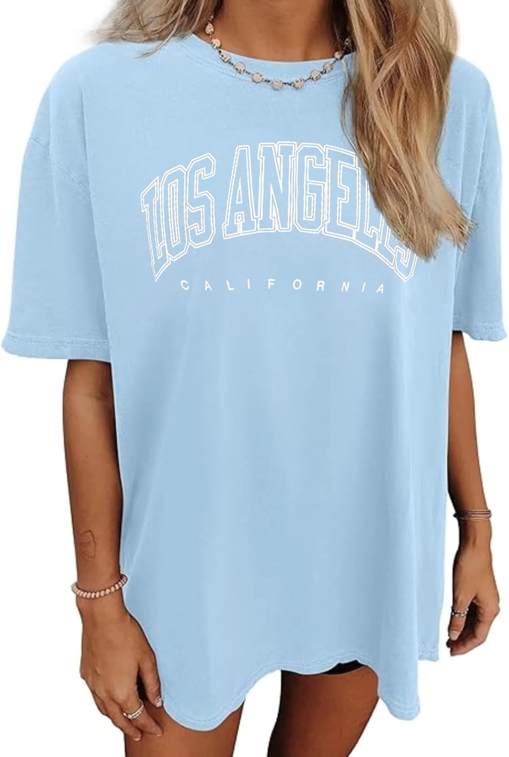 vblane Oversized T Shirts for Women Short Sleeve Summer Loose Vintage Graphic Tees - Image 13