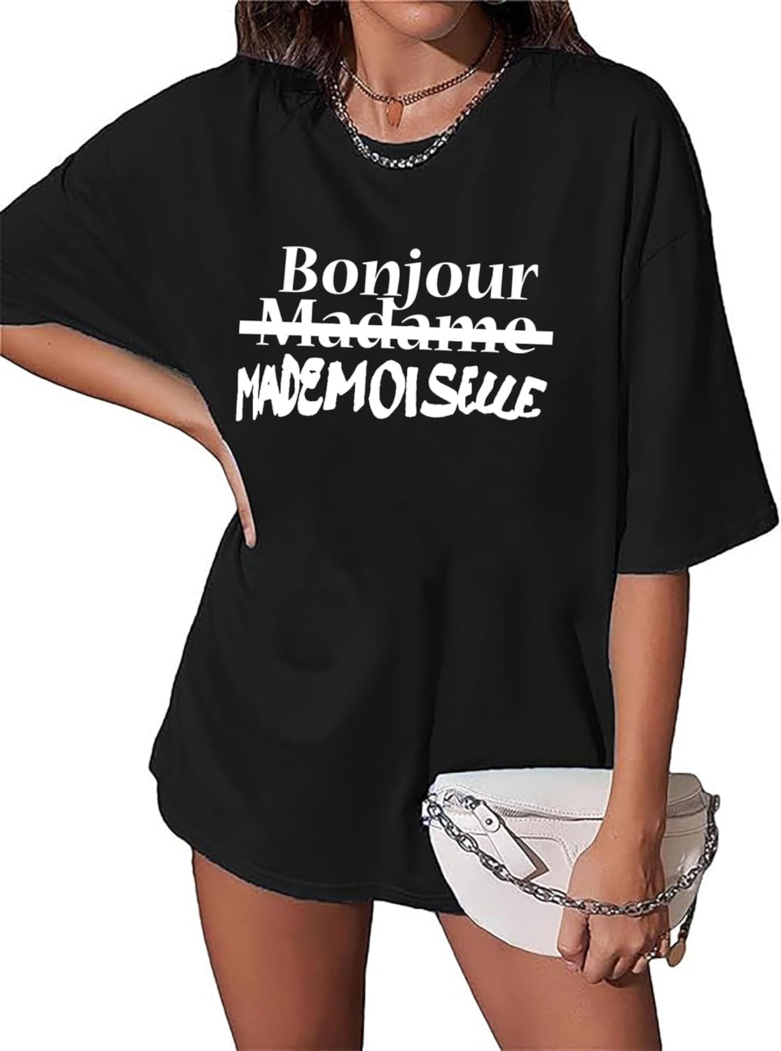 vblane Oversized T Shirts for Women Short Sleeve Summer Loose Vintage Graphic Tees - Image 21