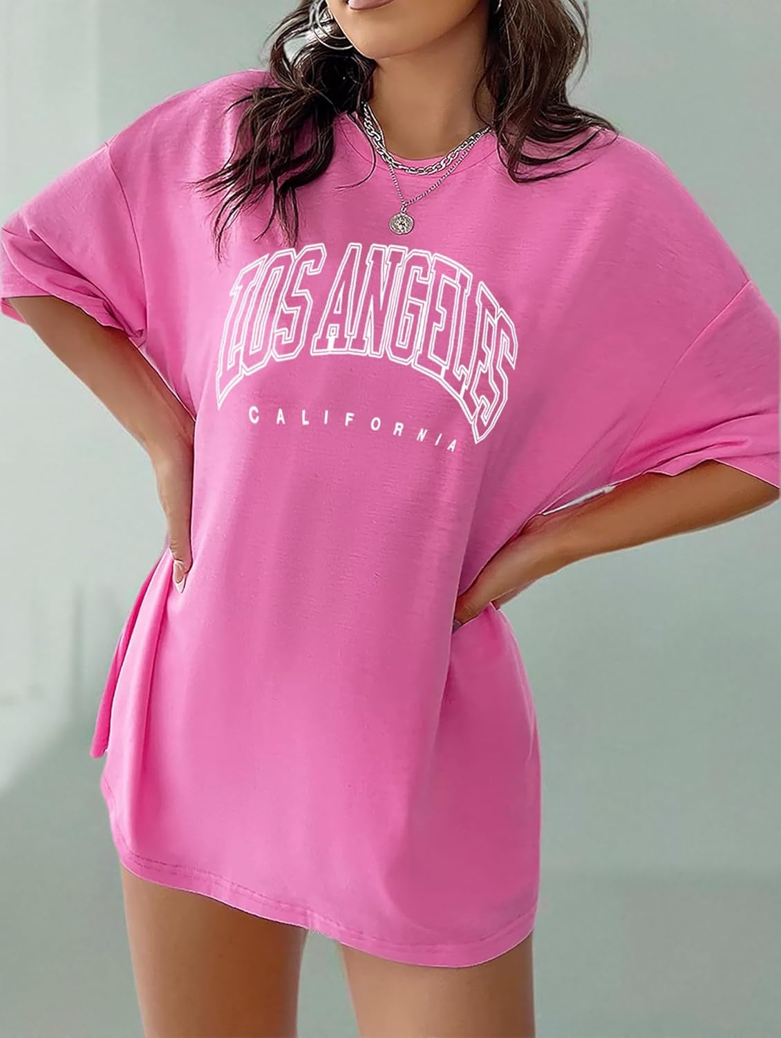 vblane Oversized T Shirts for Women Short Sleeve Summer Loose Vintage Graphic Tees - Image 6