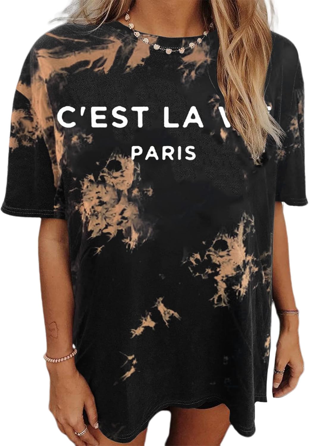 vblane Oversized T Shirts for Women Short Sleeve Summer Loose Vintage Graphic Tees - Image 16