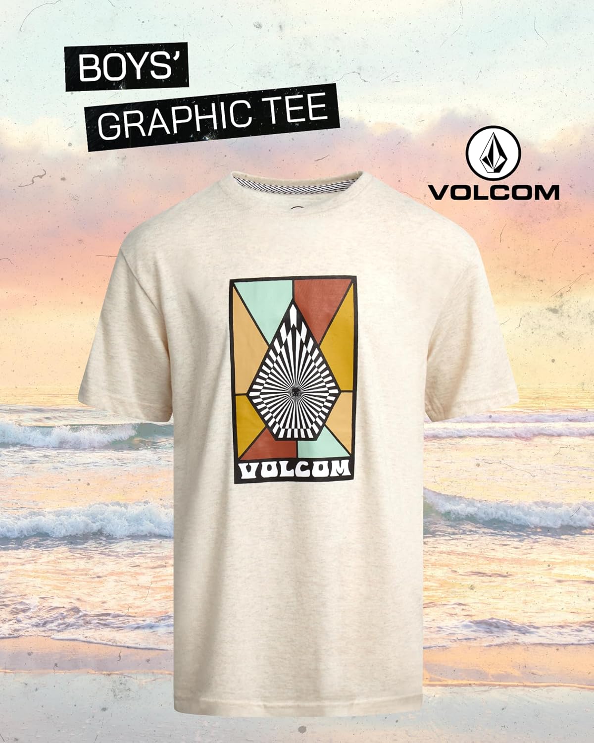 Volcom Boys T Shirt - Cotton Blend Short Sleeve Graphic Tees for Boys - Cool Casual Graphic T Shirts - Image 2