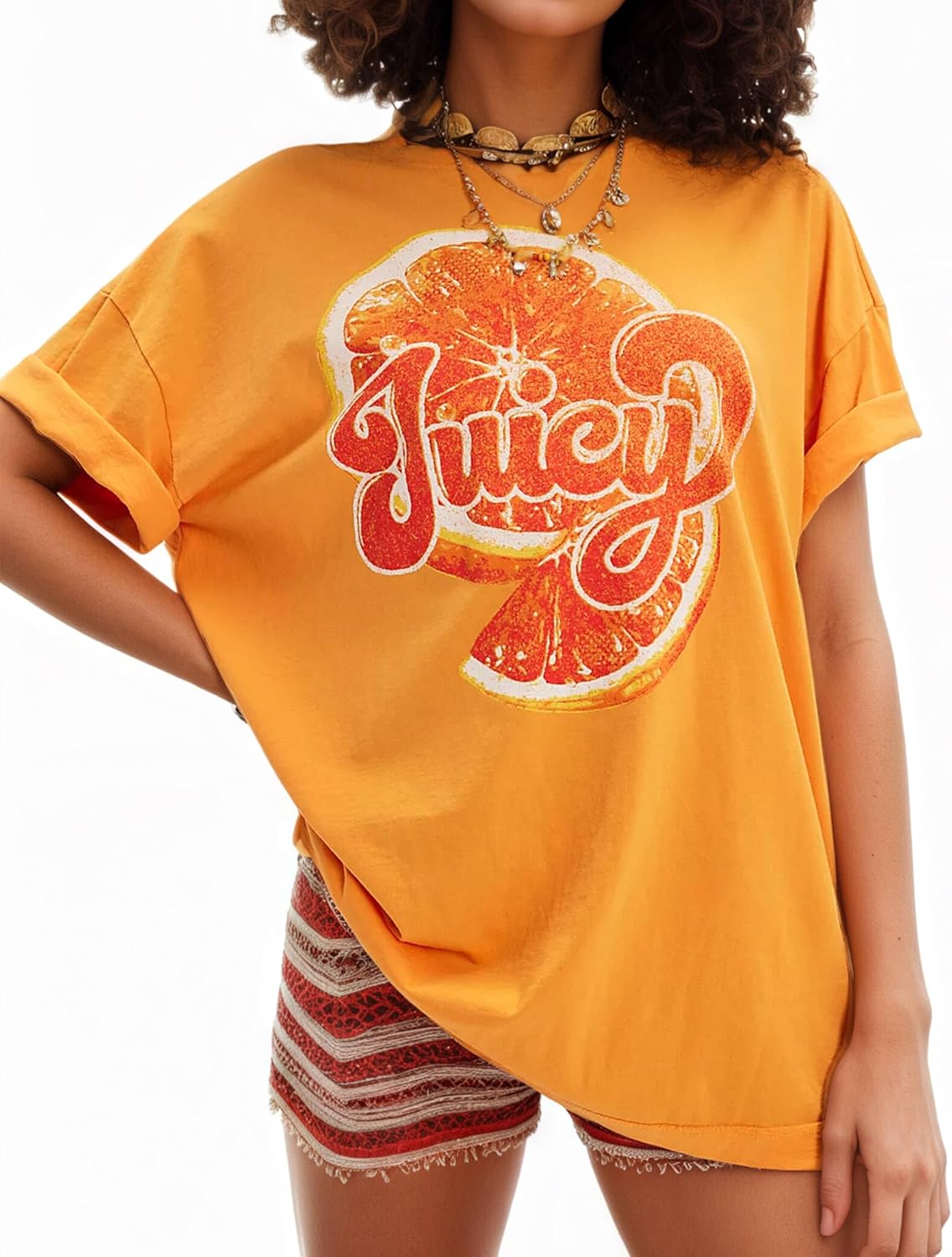 Women's Cottton Oversized Harvest Vintage Floral Graphic Tees Y2K Tops Summer Casual Streetwear - Image 14