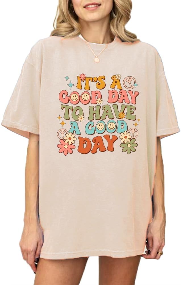 Womens Oversized Tshirts Skeleton Flowers Funny Graphic Loose Shirts Tops - Image 6