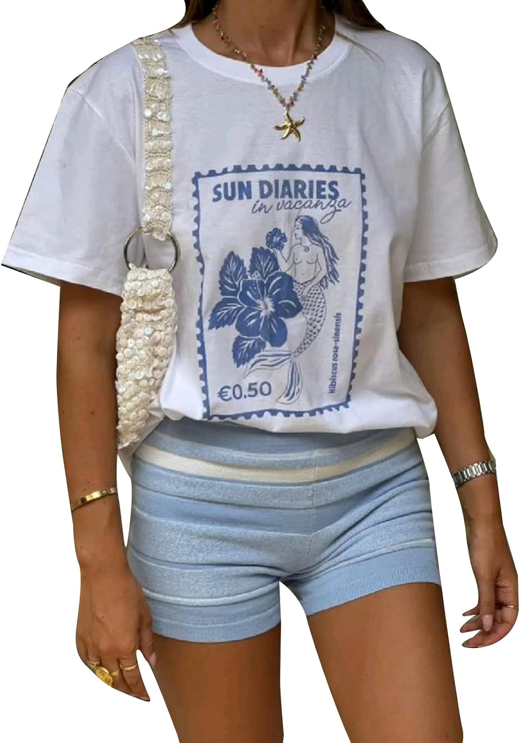 Womens Y2k Fruit Graphic Print Oversized T Shirts Summer Vintage Aesthetic Baggy Tees Tops Teen Girl Clothes - Image 13