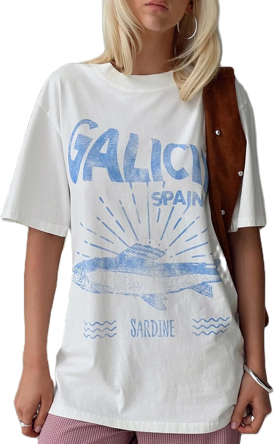 Womens Y2k Fruit Graphic Print Oversized T Shirts Summer Vintage Aesthetic Baggy Tees Tops Teen Girl Clothes - Image 4