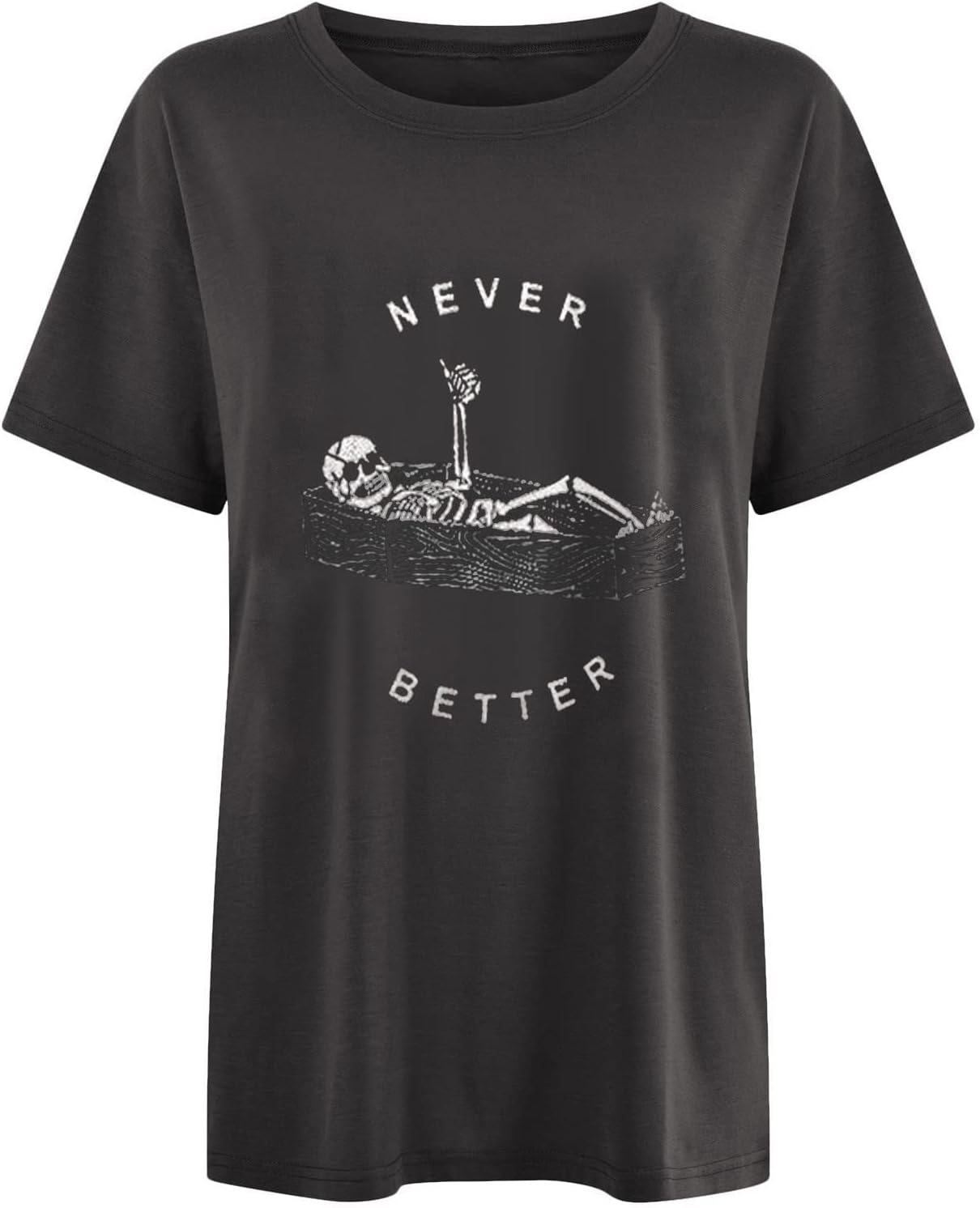 Wukreran Vintage Shirts for Women Cute Graphic Tee Spring Short Sleeve Tops Oversized Tshirts Teen Aesthetic Clothing - Image 5