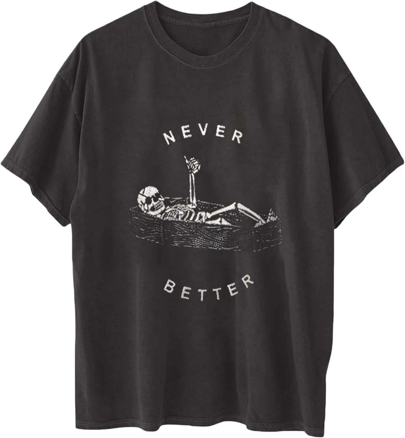 Wukreran Vintage Shirts for Women Cute Graphic Tee Spring Short Sleeve Tops Oversized Tshirts Teen Aesthetic Clothing - Image 3