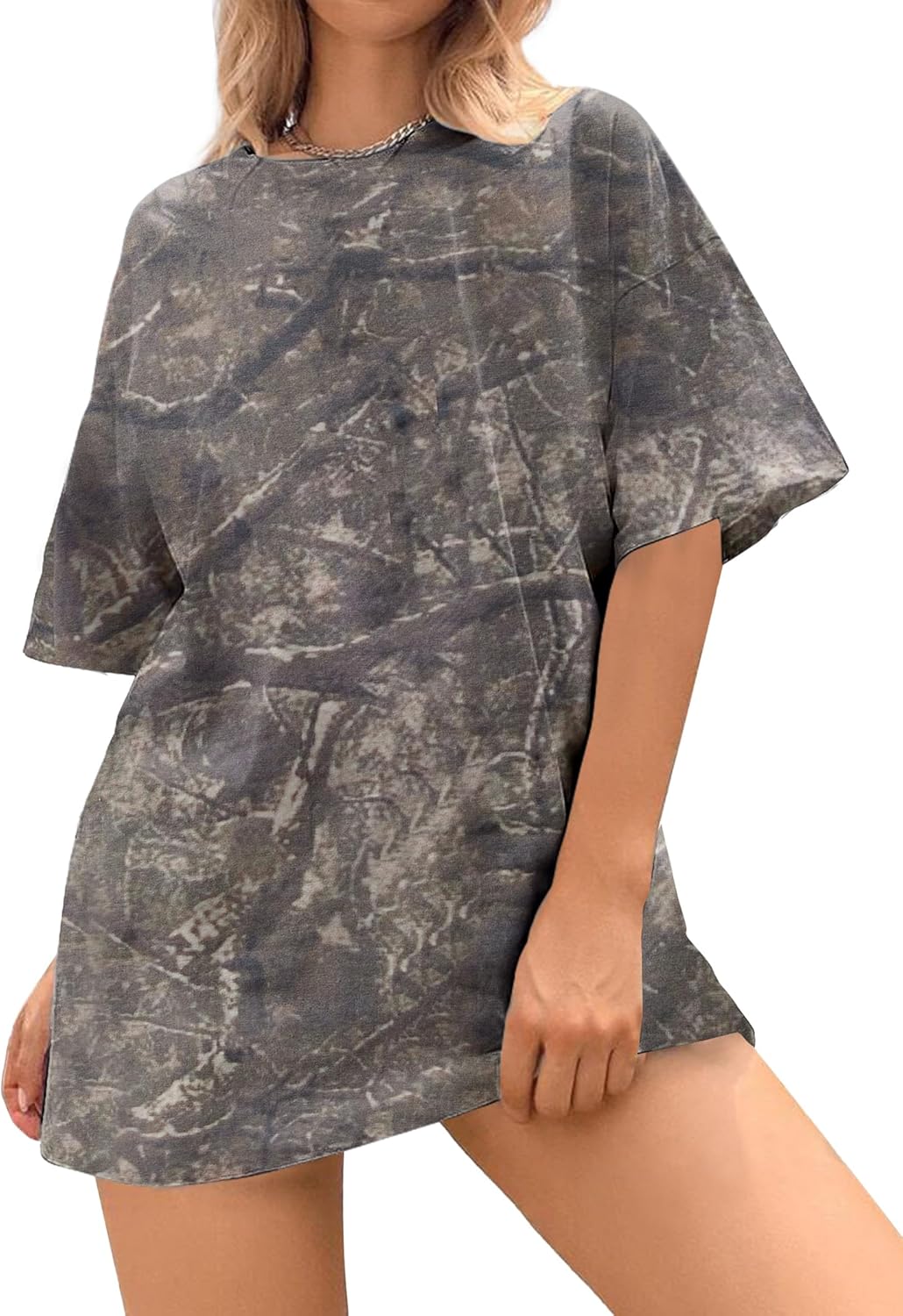 Ziesexy Women Oversized Striped Short Sleeve T-Shirts Color Block Crew Neck Basic Shirt Casual Loose Tops Summer Tee Shirt - Image 14