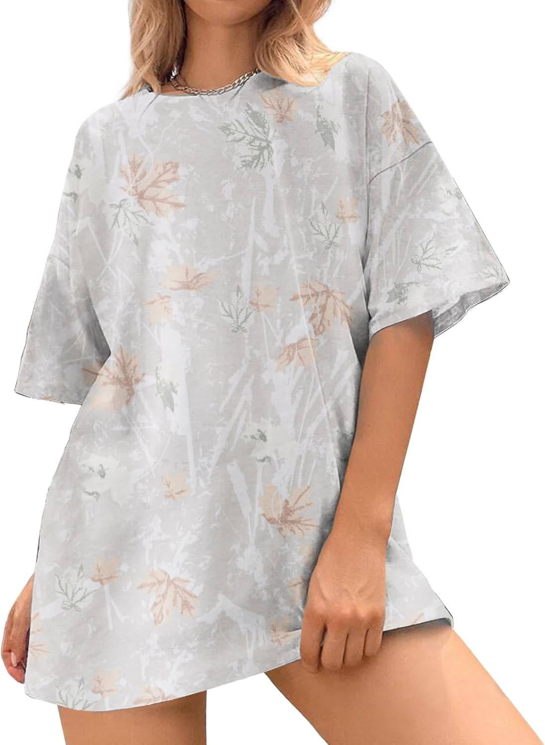 Ziesexy Women Oversized Striped Short Sleeve T-Shirts Color Block Crew Neck Basic Shirt Casual Loose Tops Summer Tee Shirt - Image 7