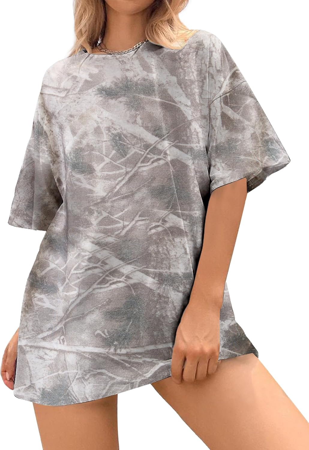 Ziesexy Women Oversized Striped Short Sleeve T-Shirts Color Block Crew Neck Basic Shirt Casual Loose Tops Summer Tee Shirt - Image 12