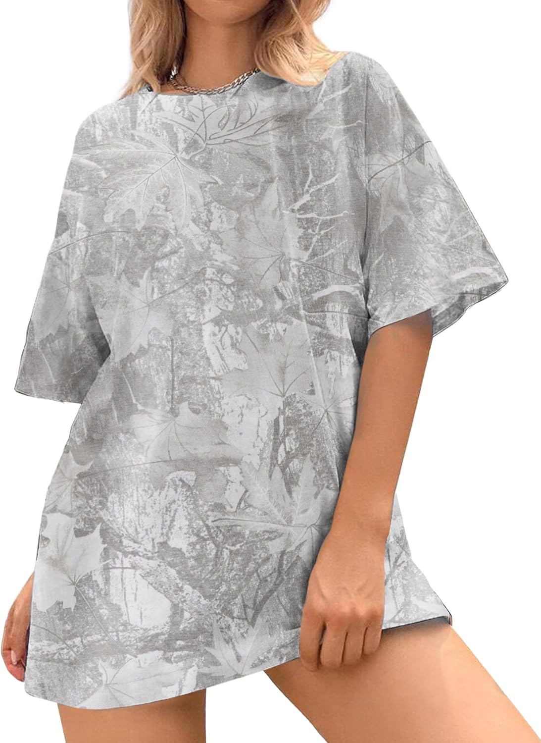 Ziesexy Women Oversized Striped Short Sleeve T-Shirts Color Block Crew Neck Basic Shirt Casual Loose Tops Summer Tee Shirt - Image 8