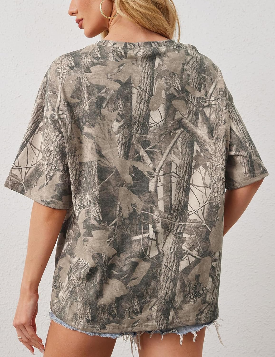 Ziesexy Women Oversized Striped Short Sleeve T-Shirts Color Block Crew Neck Basic Shirt Casual Loose Tops Summer Tee Shirt - Image 4