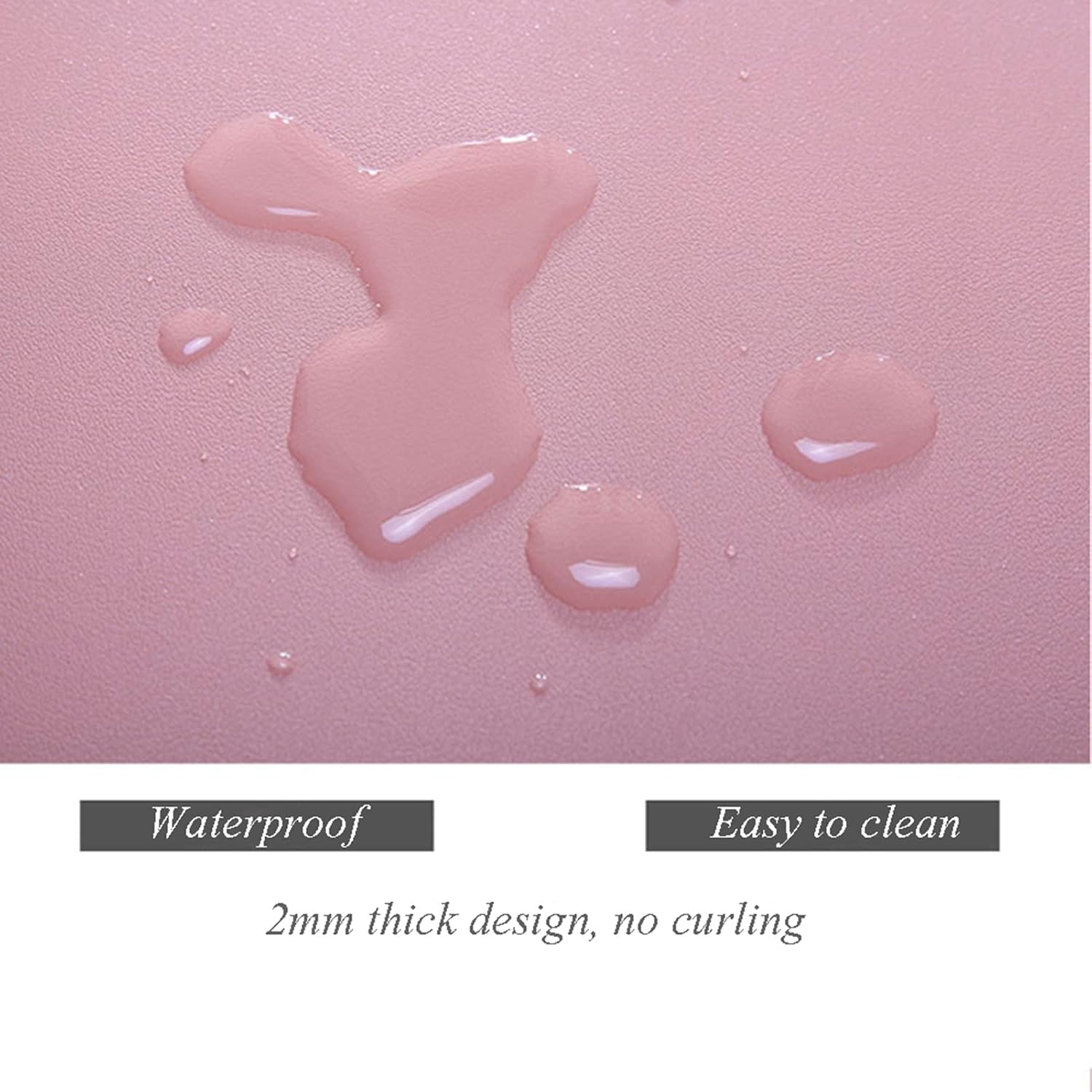 ZPEE Waterproof Mouse Mat Gaming,Bicolor Sustainable Mouse Pad Large Writing Mat for Desk Home Office Desk Pad Protector Large Pu Leather-B 120x60cm - Image 5