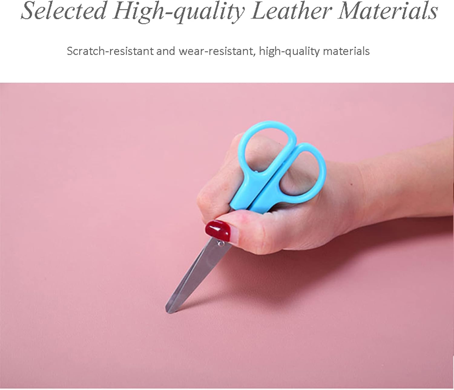 ZPEE Waterproof Mouse Mat Gaming,Bicolor Sustainable Mouse Pad Large Writing Mat for Desk Home Office Desk Pad Protector Large Pu Leather-B 120x60cm - Image 4