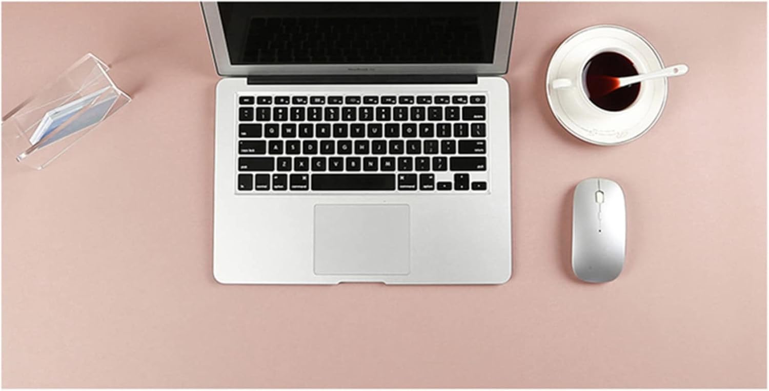 ZPEE Waterproof Mouse Mat Gaming,Bicolor Sustainable Mouse Pad Large Writing Mat for Desk Home Office Desk Pad Protector Large Pu Leather-B 120x60cm - Image 10