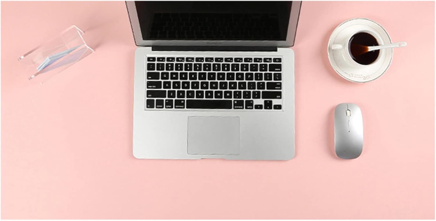 ZPEE Waterproof Mouse Mat Gaming,Bicolor Sustainable Mouse Pad Large Writing Mat for Desk Home Office Desk Pad Protector Large Pu Leather-B 120x60cm