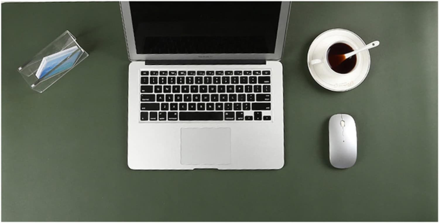 ZPEE Waterproof Mouse Mat Gaming,Bicolor Sustainable Mouse Pad Large Writing Mat for Desk Home Office Desk Pad Protector Large Pu Leather-B 120x60cm - Image 11